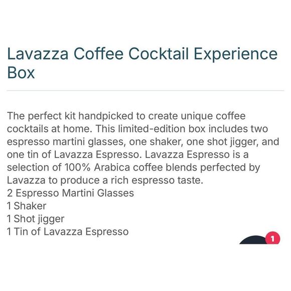 Lavazza Coffee Cocktail Experience Box - Picture 8 of 8